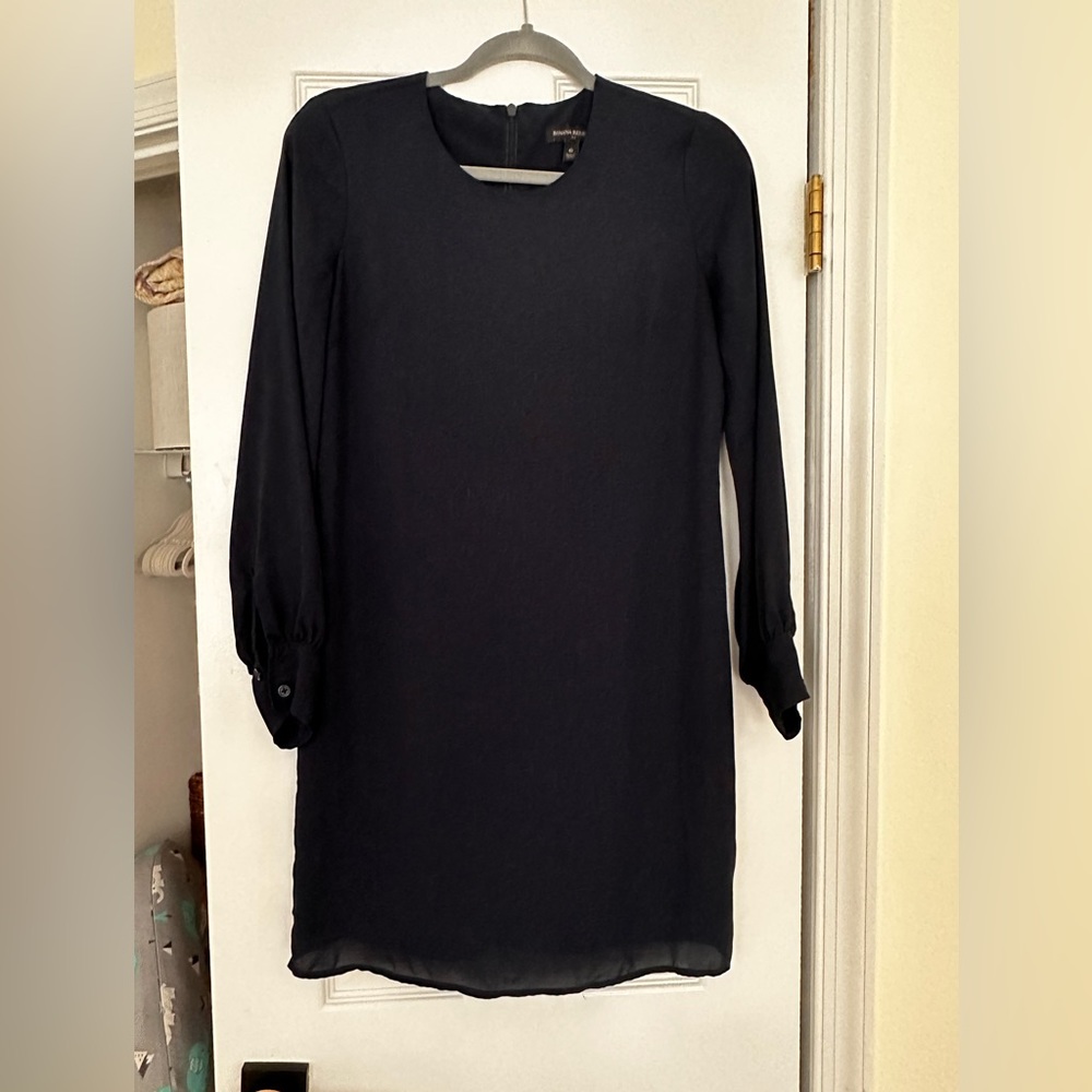 Navy blue banana republic shift dress